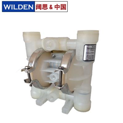 氣動(dòng)隔膜泵P.025 威爾頓工程塑料氣動(dòng)泵 耐腐蝕雙隔膜污水泵