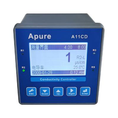 Apure電導(dǎo)率儀A11CD-S工業(yè)在線電導(dǎo)/電阻率控制器 電導(dǎo)率測(cè)試儀